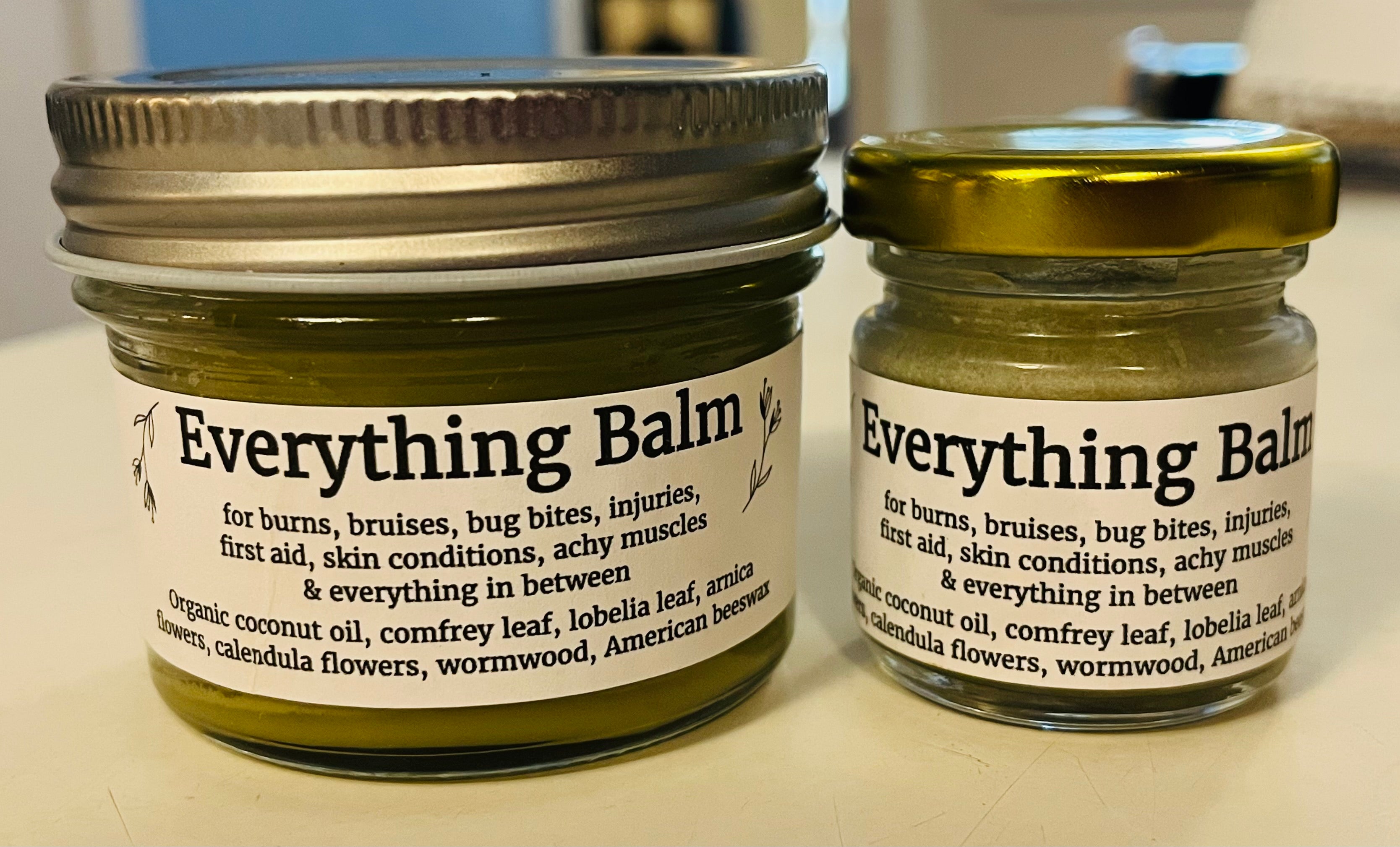 Everything Balm 4oz and 1.5oz, 2 Jar Bundle
